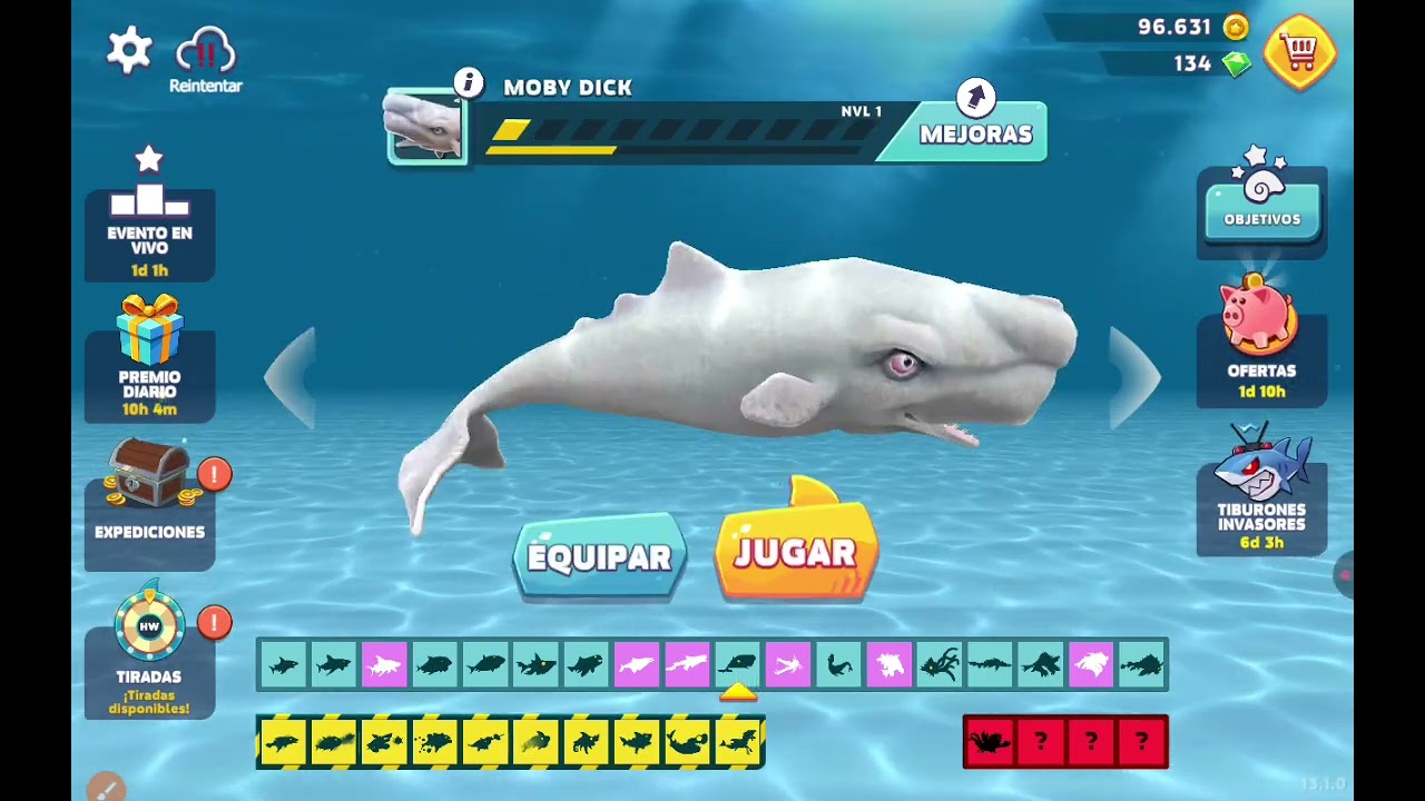 Hungry shark voy a subir hungry shark 