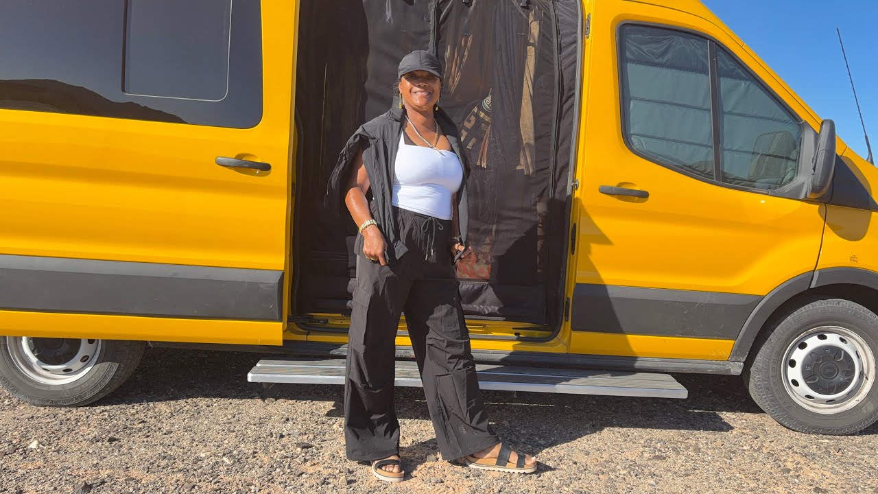 VAN LIFE at 58 || Roadtrip to California from Quartzsite Arizona 