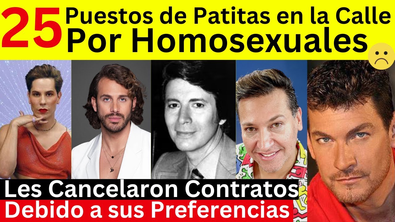 25 Famosos despedidos por ser homosexuales