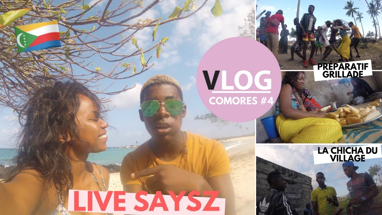 VLOG #4 | LES DIMANCHES AU BLED🇰🇲- BEACH PARTY CHINDINI COMORES