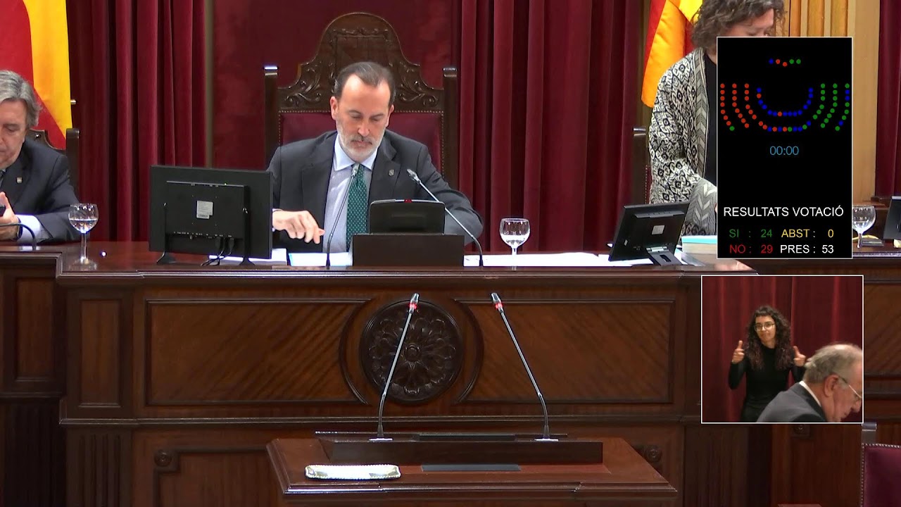 PLE DEL PARLAMENT de dia 17/03/2026 a les 10:00 hores