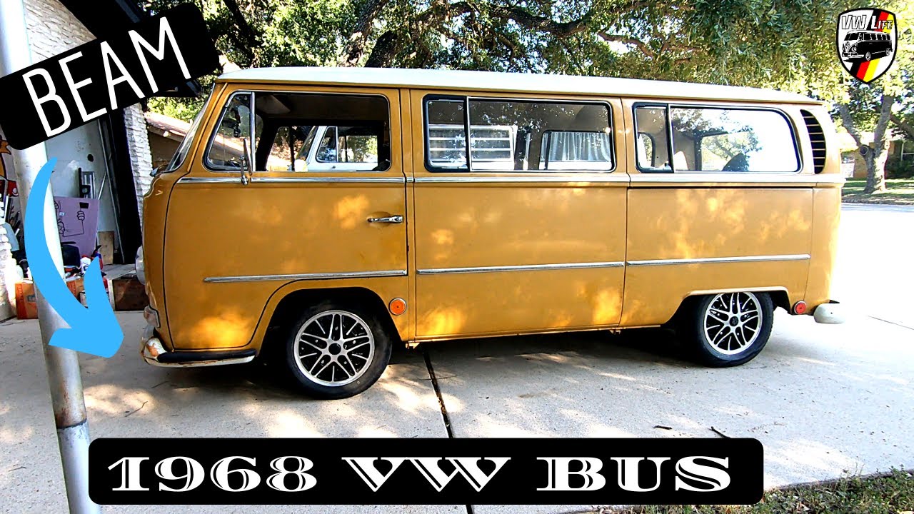 1968 VW Bus Beam Install!   Finally back on the Road....