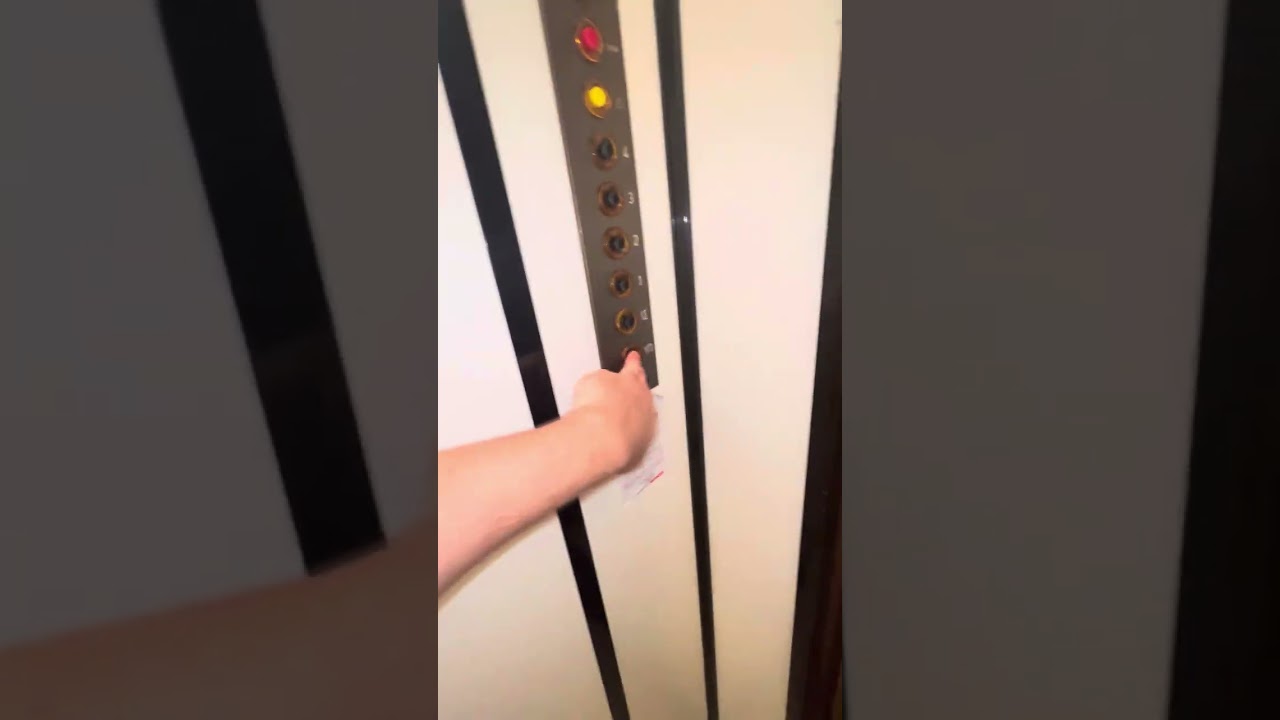 Elevator at building at Voula apartment