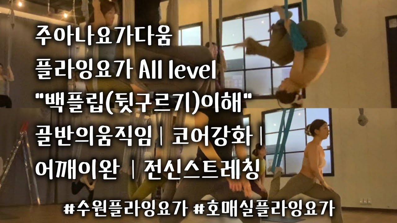 주아나요가다움 플라잉요가 All level