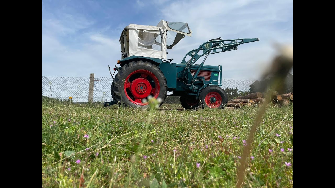 Hanomag Granit auf dem Rückweg vom Holz holen 28 kmh
