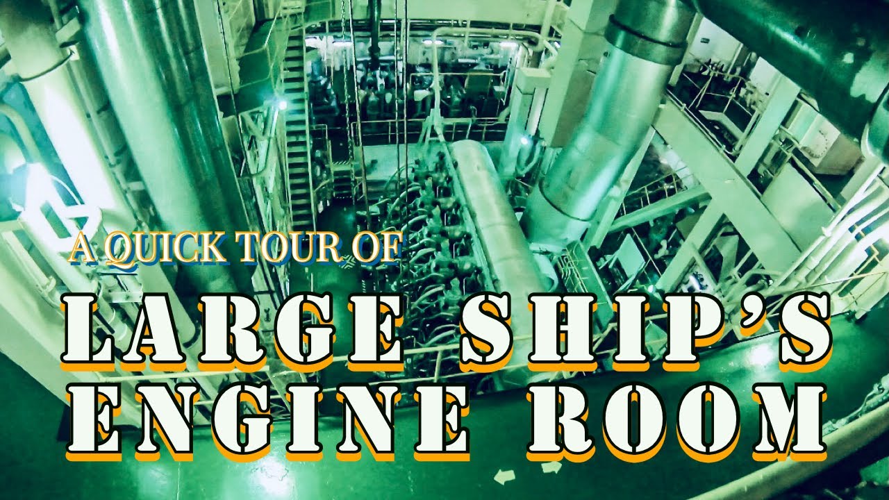 A Tour of Large Oil tanker Ship Engine room #Engineroomtour