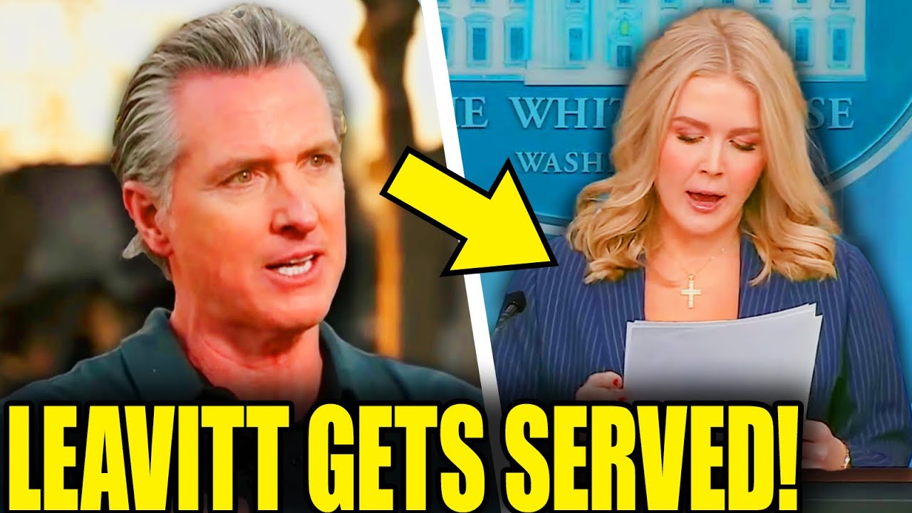 Leavitt LOSES IT As Newsom NUKES Her With LAWSUIT!