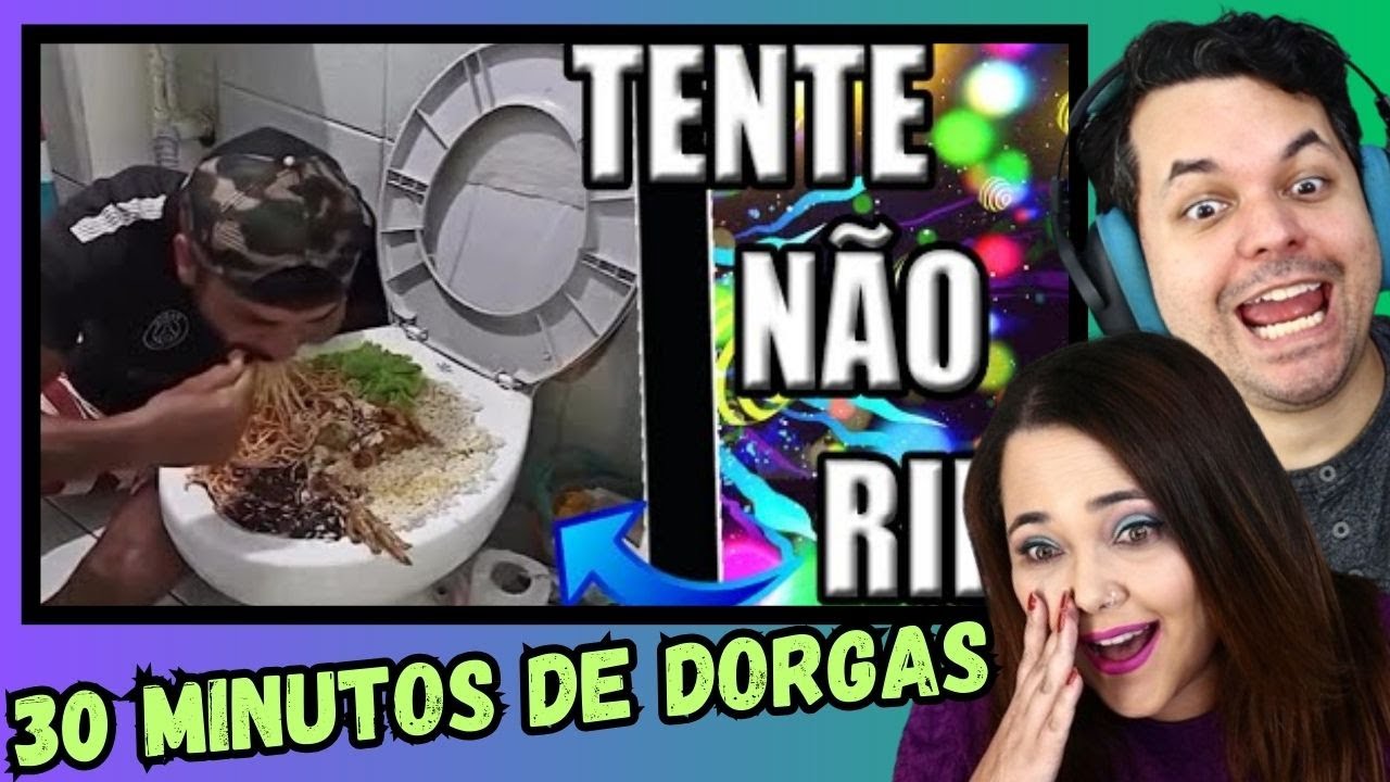 30 MINUTOS DE DORGAS - ESPECIAL 150 K - DESAFIO TENTE NÃO RIR IMPOSSÍVEL (NÍVEL HARD) ‹ REACT ›
