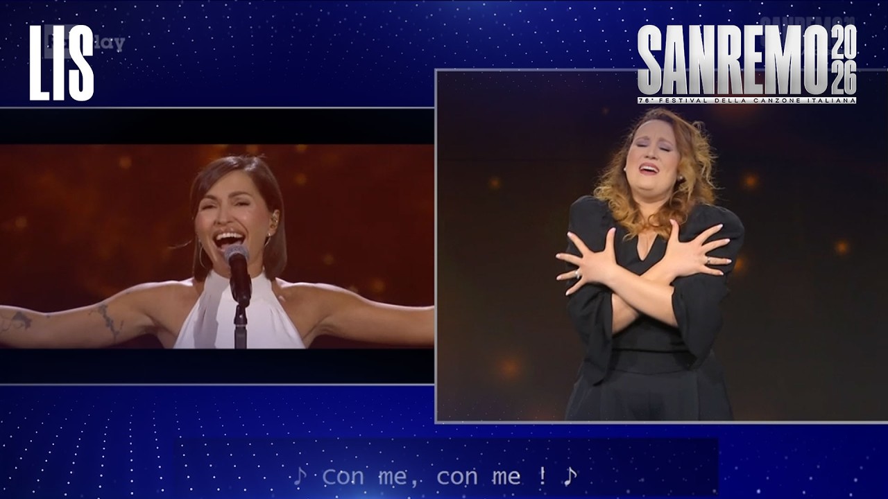 LIS | Sanremo 2026 - Serena Brancale canta Qui con me