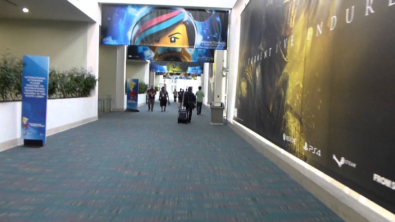Walking into E3 (L.A. Convention Center)