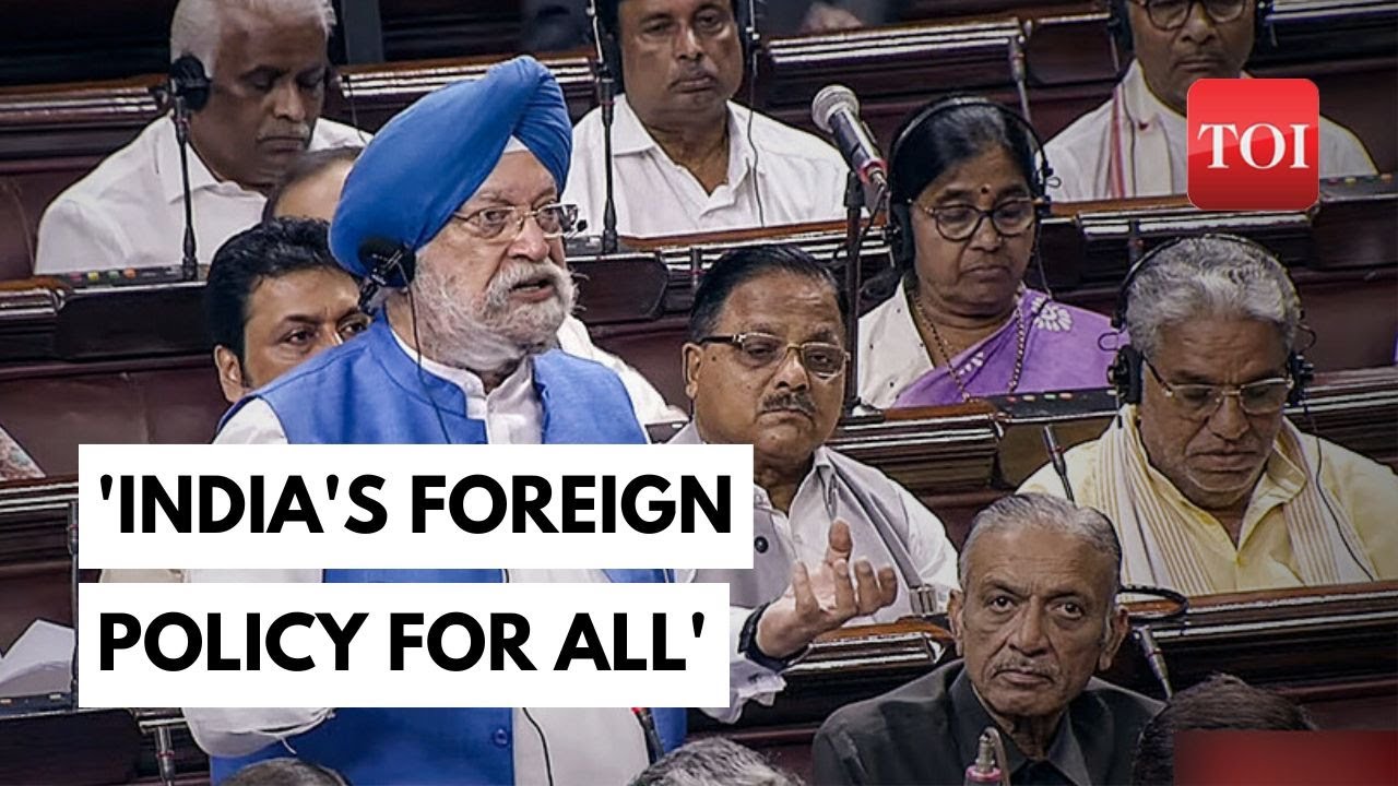 India's Foreign Policy & Trade for a Better World: Insights from Union Minister Hardeep Singh Puri