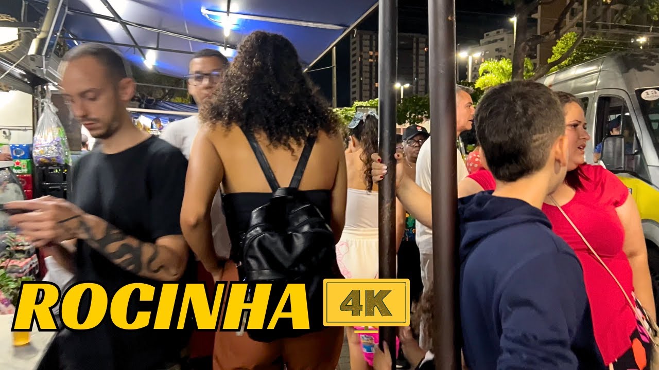 ROCINHA: SATURDAY NIGHT IN THE FAVELA | RIO DE JANEIRO, BRAZIL【4K】2024