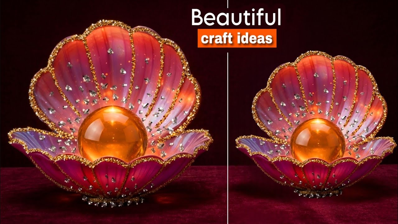 How To Make Pearl Home Decor From Plastic Bottle | Best Out Of Waste | DIY Craft 💜🤯