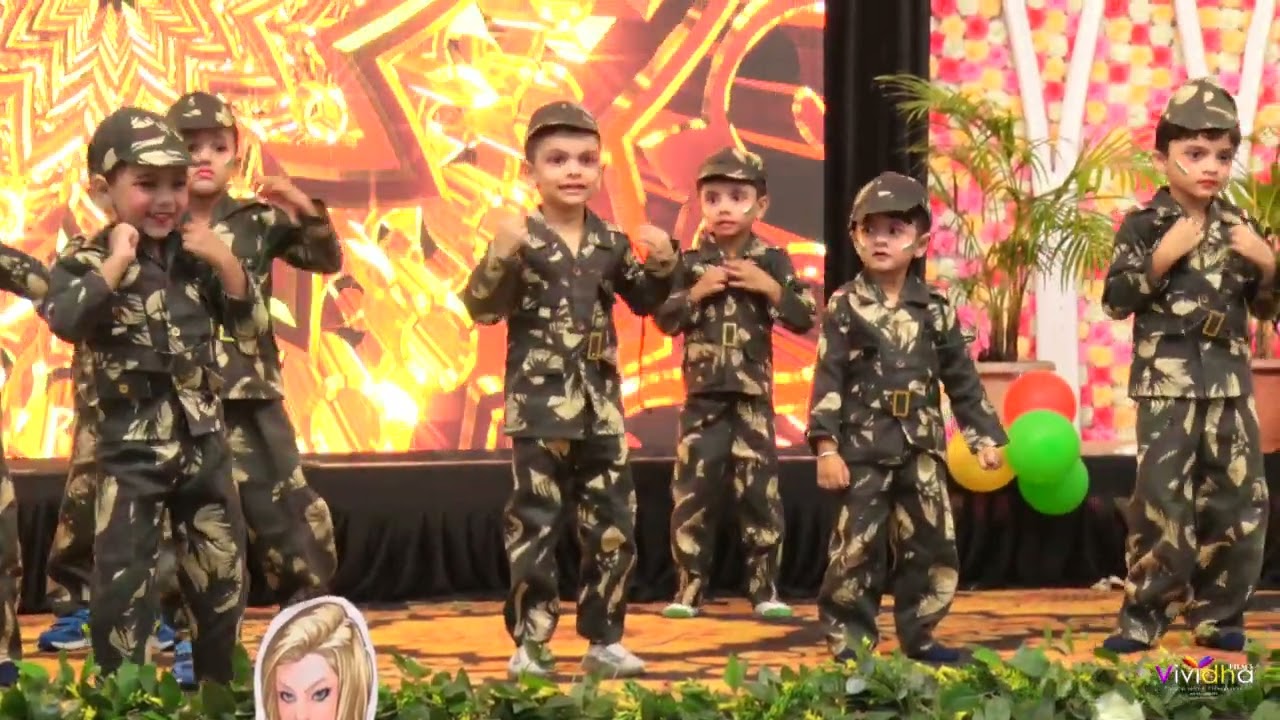 Patriotic Song Performance by Jr. KG Students | Sunny Smile Pre School Annual Fest 2024