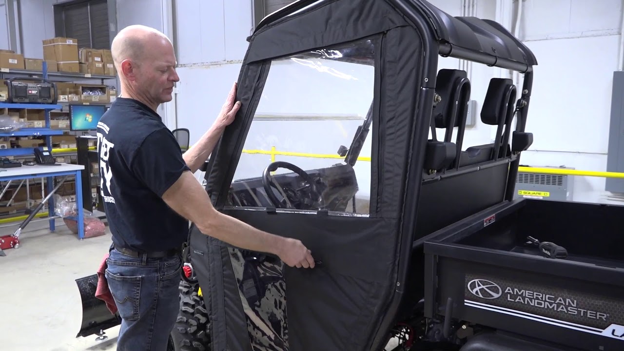 How To Install A Full Enclosure For American LandMaster UTVs 2017 - 2020 | American LandMaster