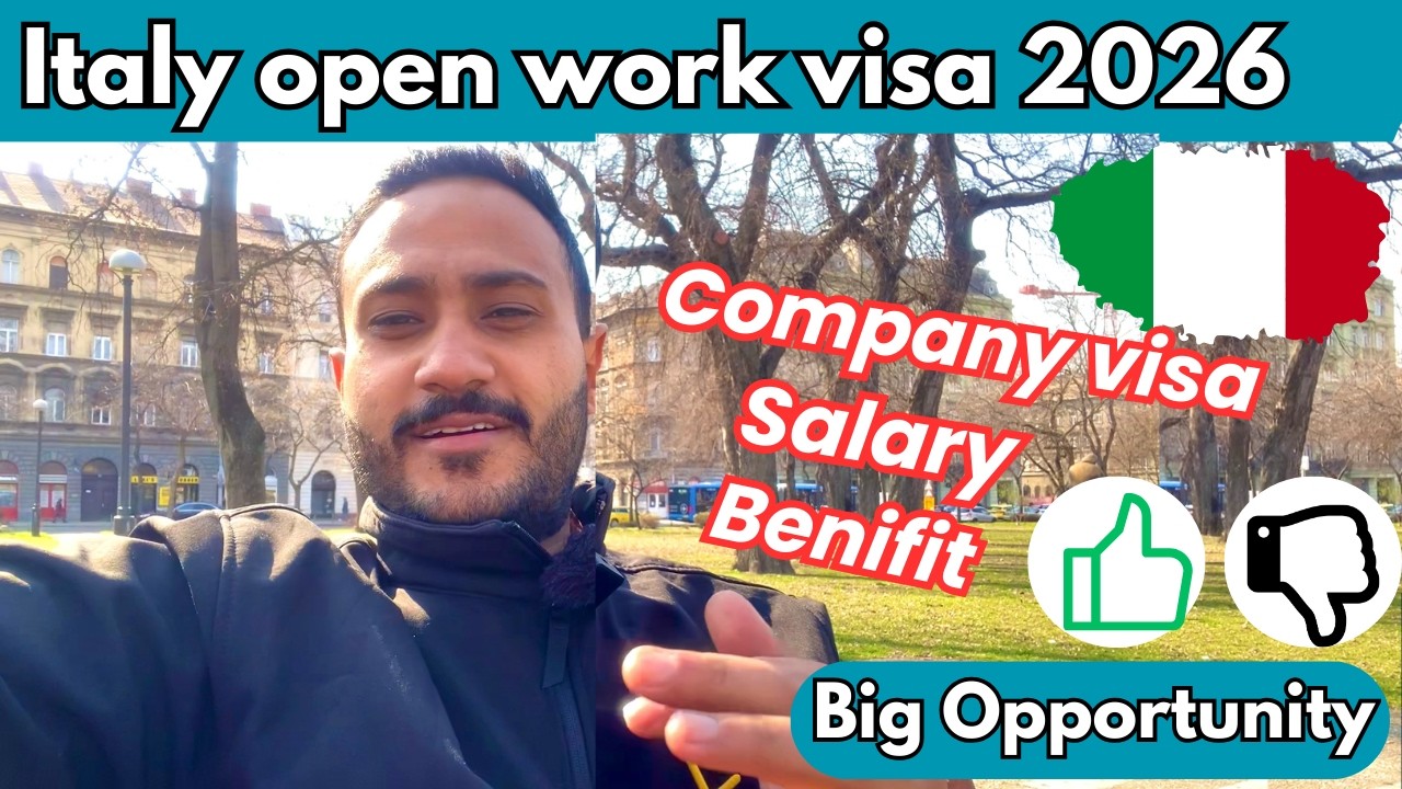 ITALY 🇮🇹 WORK PERMIT VISA UPDATE 2026 || 10000 Extra quota || ITALY  visa update 2026
