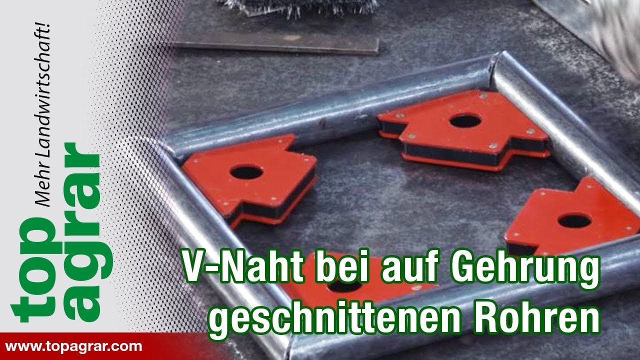V-Naht bei auf Gehrung geschnittenen Rundrohren - Teil 17 Schweißen mit Christoph