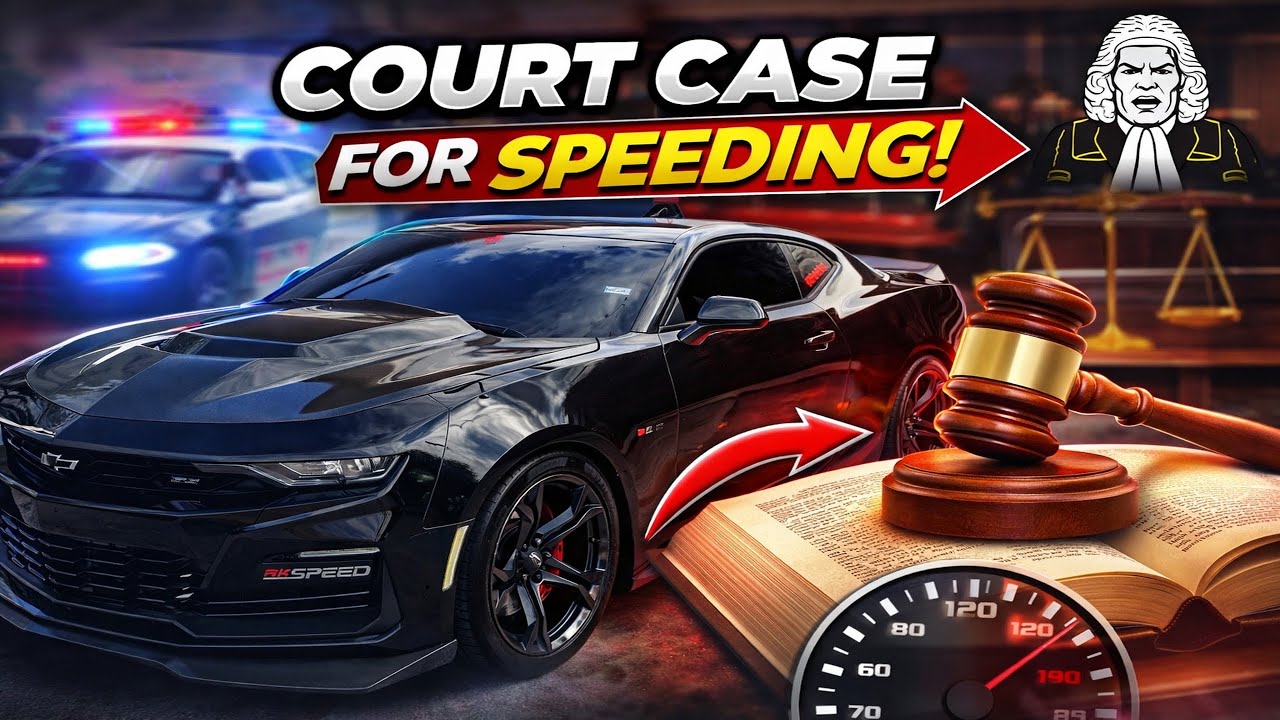 I GOT A SPEEDING TICKET FOR OVER 100 MPH  #law #speed