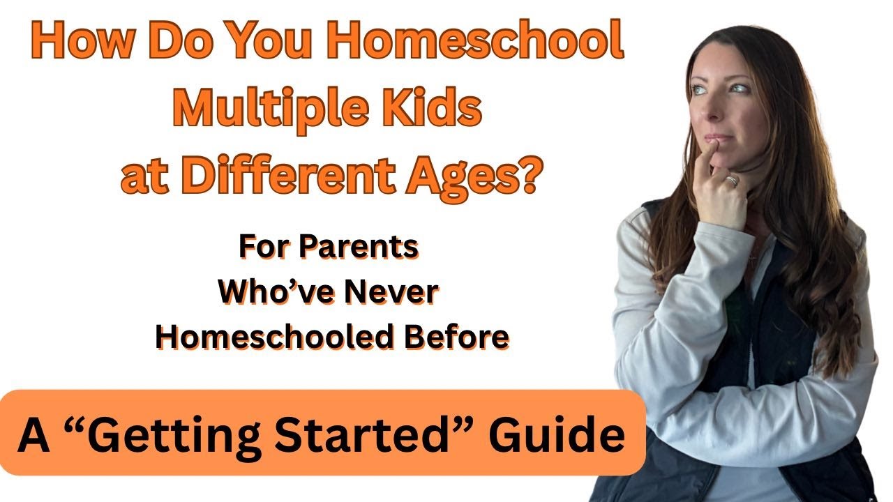How Do You Homeschool Multiple Kids at Different Ages? |For Parents Who’ve Never Homeschooled Before