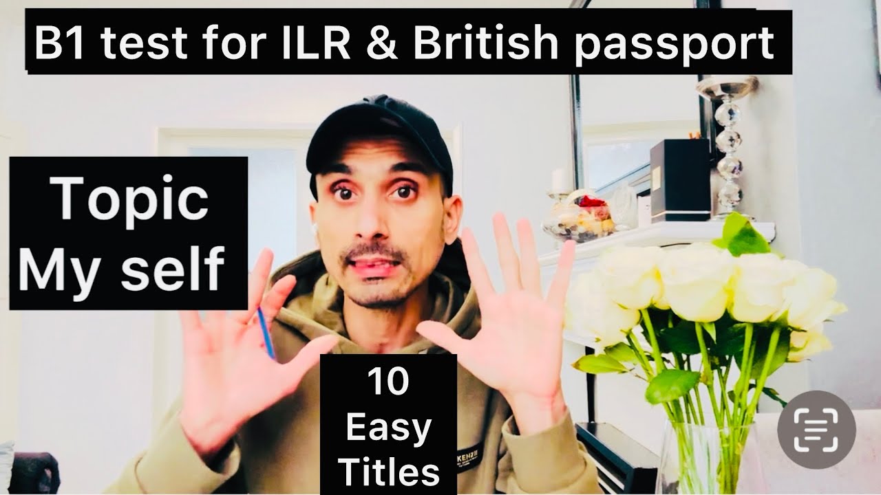 b1 test uk 2025 | trinity college london exam 2025 | topic | my self | #ilr #citizenship 