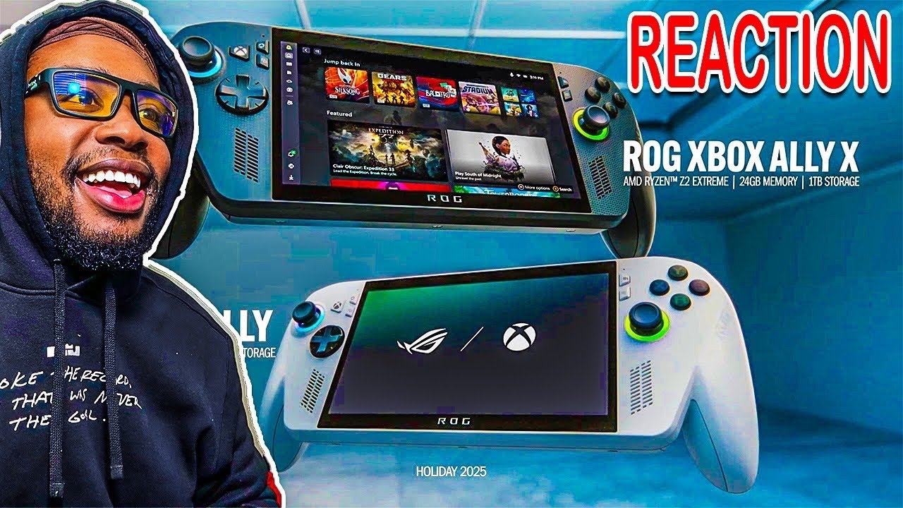 Xbox ROG Ally Handheld Reveal Trailer Reaction!