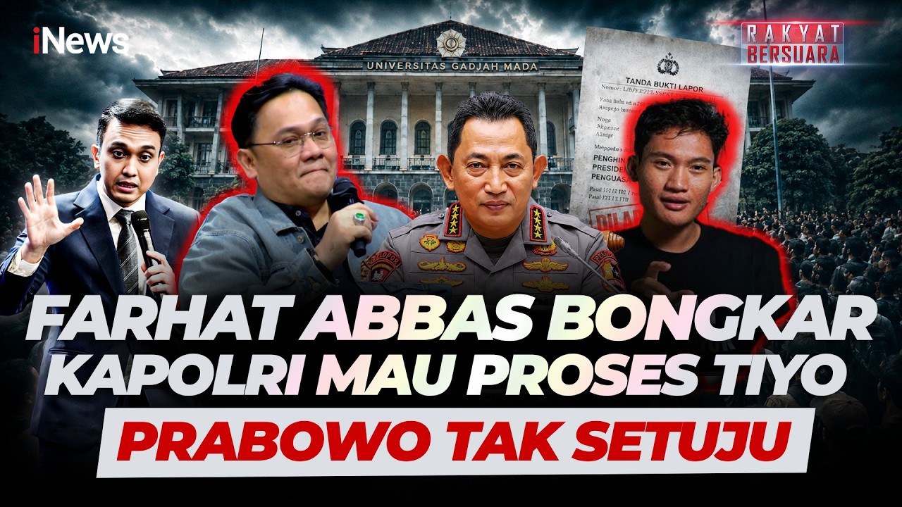 GEGER! Farhat Abbas Sebut Kapolri Mau Proses Tiyo, Prabowo Justru Menolak | Rakyat Bersuara