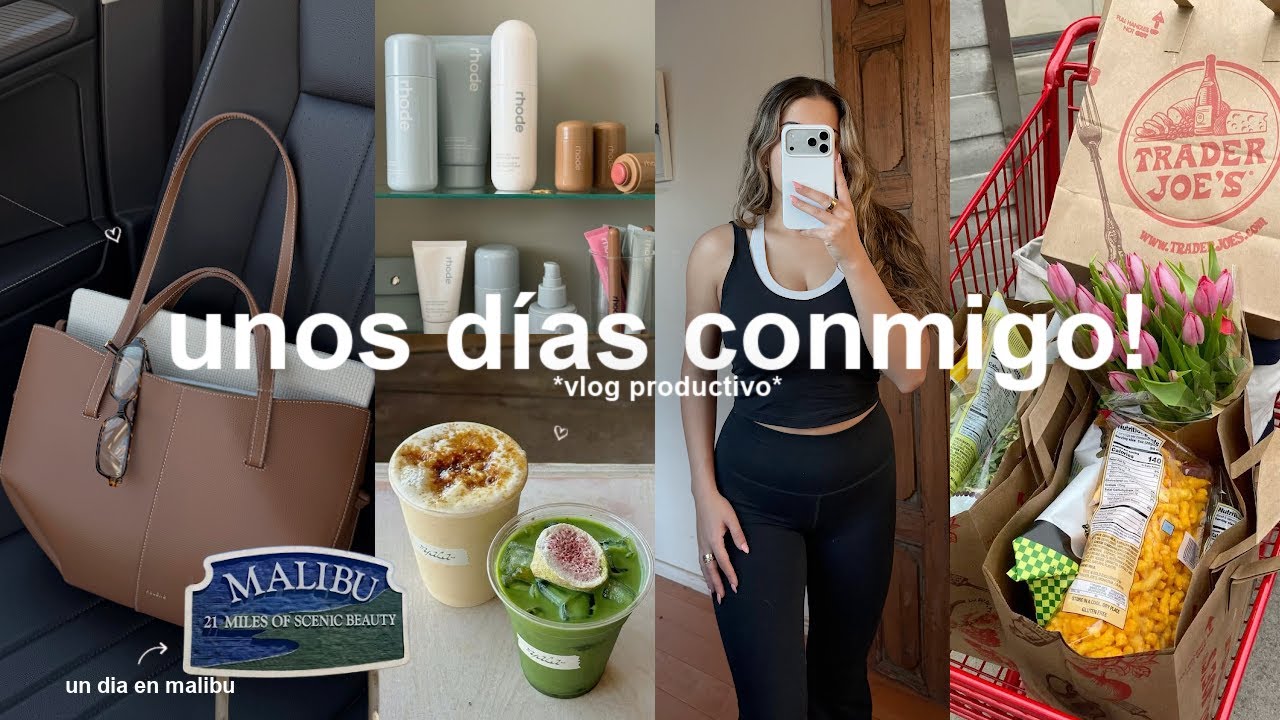 UNOS DÍAS CONMIGO!🌸 hábitos productivos, malibu, trader joe's y motivación para 2026!