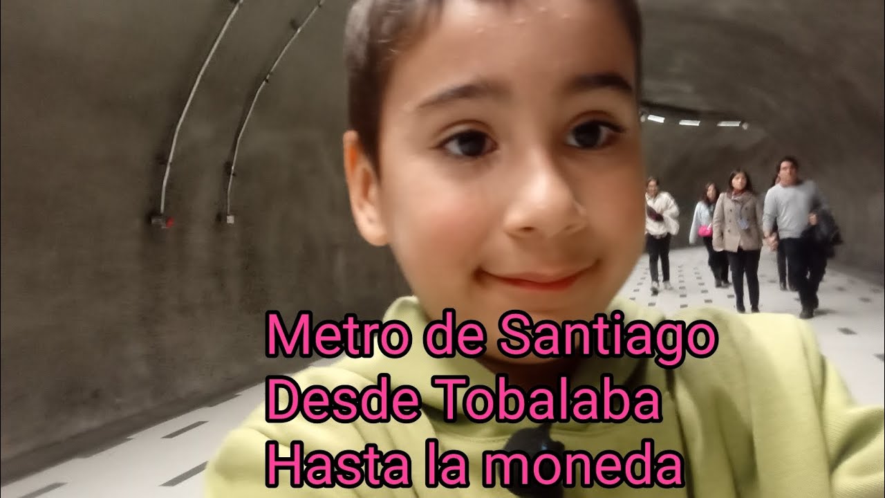 metro de Santiago línea 1 desde Tobalaba hasta la moneda ns07 2102