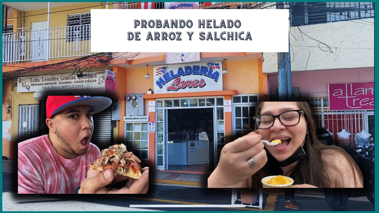 Comimos Helado de Ajo, Arroz con salchicha y Cilantro en Puerto Rico | Lares