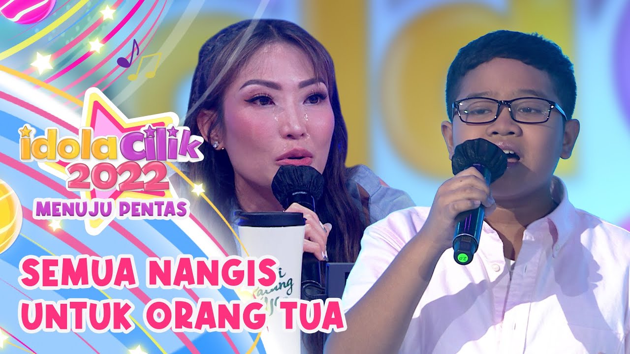 SEDIH! Semua Nangis Karena Mengenang Orang Tua Yang Telah Tiada | IDOLA CILIK 2022