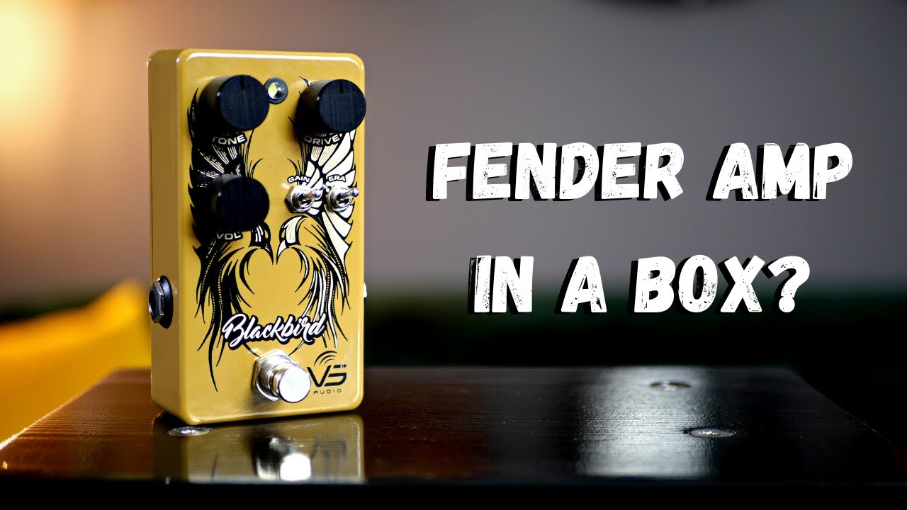 VS Audio Blackbird - The Perfect Fender Amp In A Box - Pedal Demo