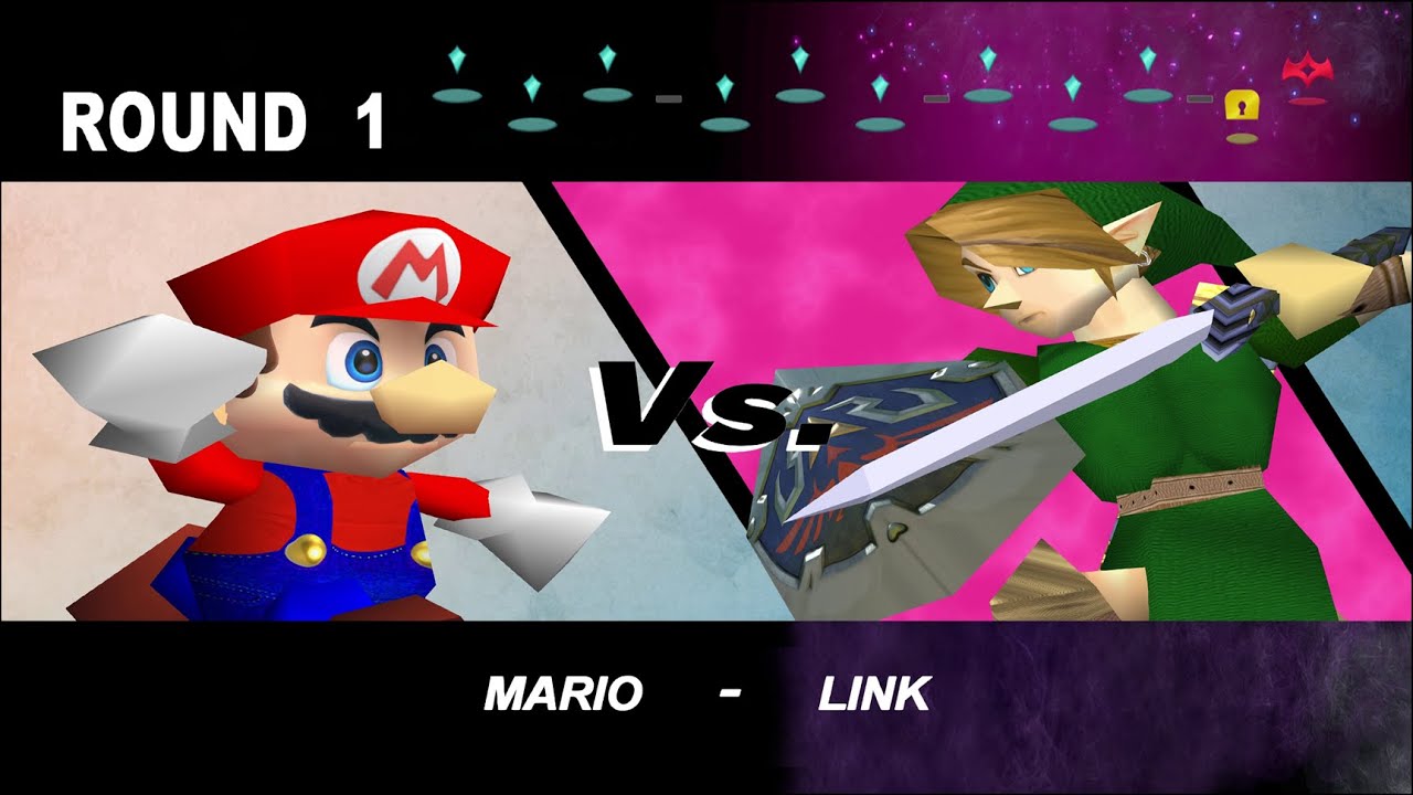 Super Smash Bros. (Ultimate Textures) Classic Mode with Mario