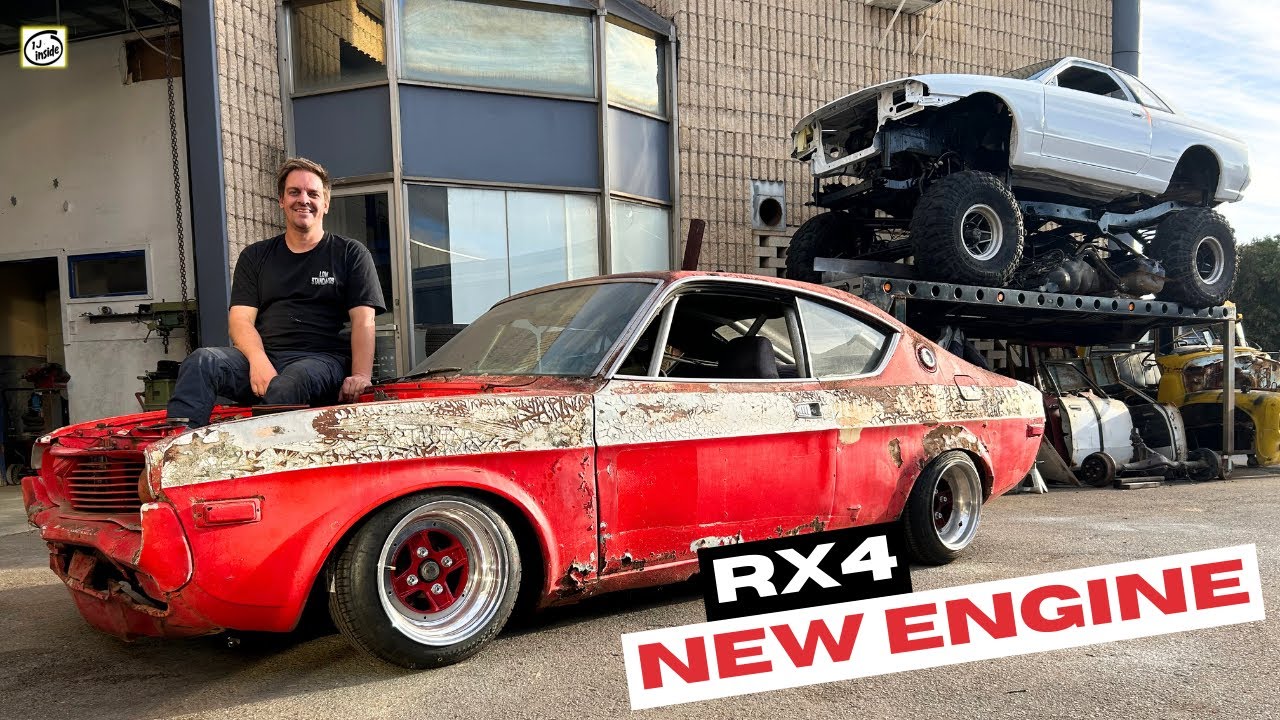 Getting my old race RX4 ready for the roads with a new engine and some Low