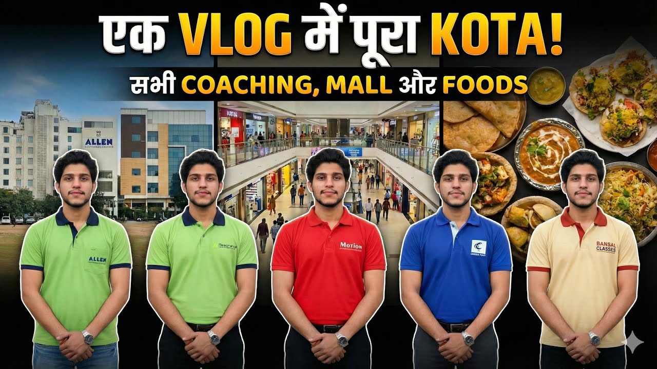 Kota Coaching से Mall तक! 😱 Student Life की हकीकत | Kota Vlog
