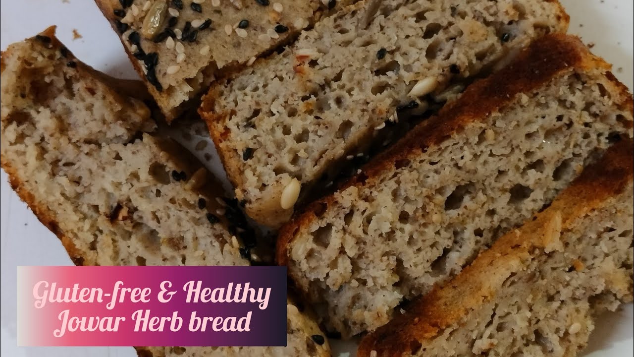 Jowar herb bread।Milet bread recipe।Gluten-free bread।ज्वारीचा पौष्टिक ब्रेड। Sorghum flour bread225