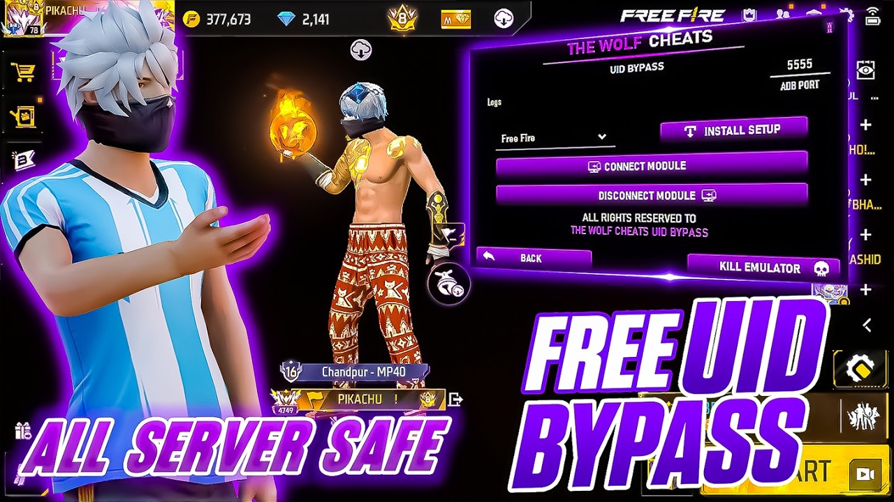 NEW FREE FIRE UID EMULATOR BYPASS OB52 🎯 | FREE UID BYPASS FF PC Panel Gameplay & Matchmaking Fix