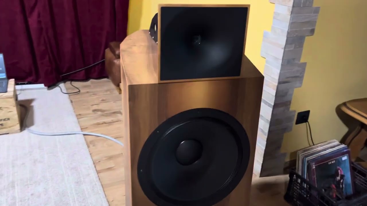 Blumenhofer FS1 MKll installation with Trafomatic EOS integrated valve amplifier and Cammino cables