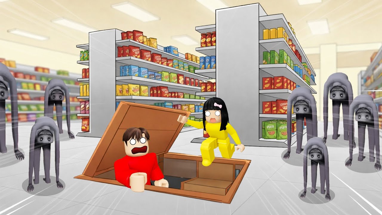 Yuta Mio Bertahan Hidup Di Supermarket Selama 24 jam Dan Buat Tempat Berlindung | ROBLOX