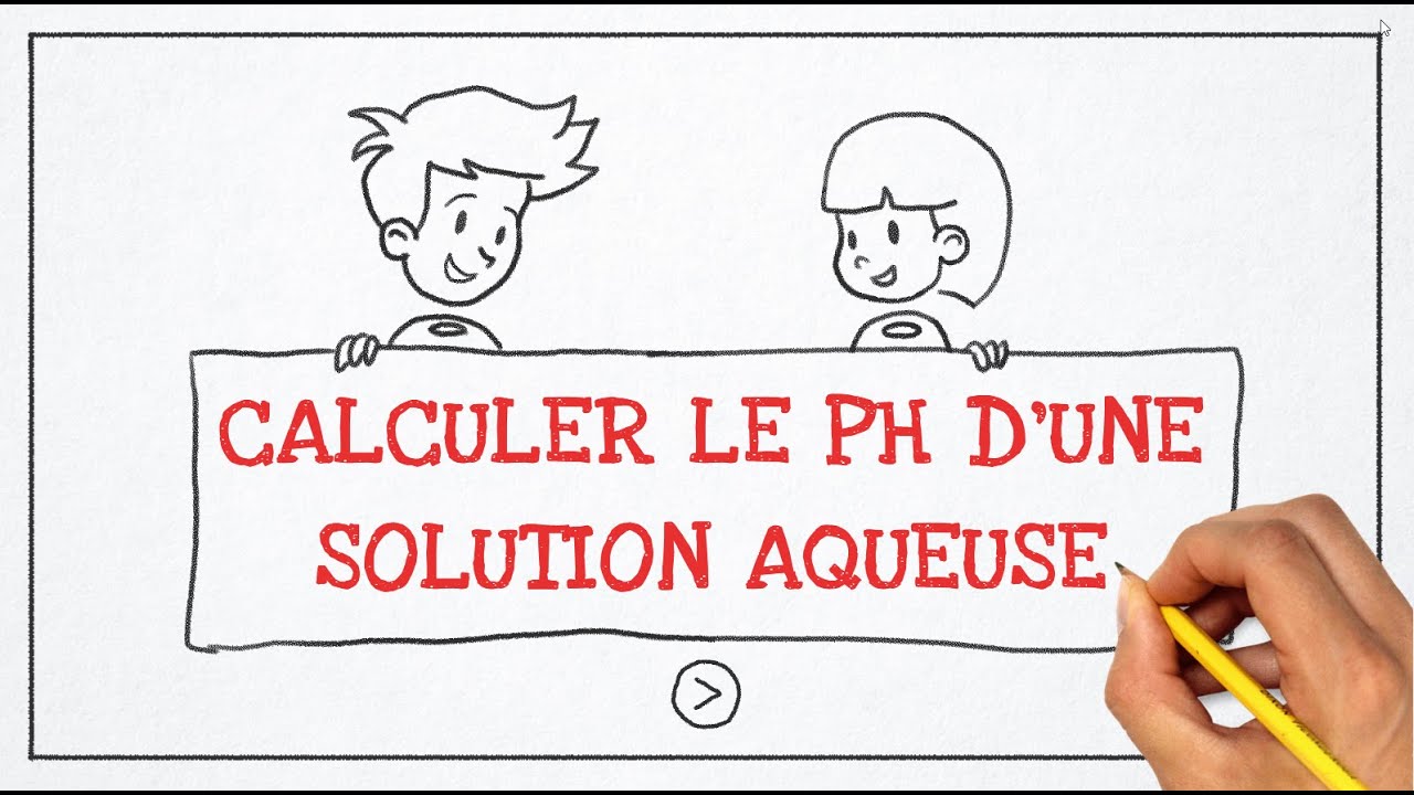 4. Calculer le pH d'une solution aqueuse