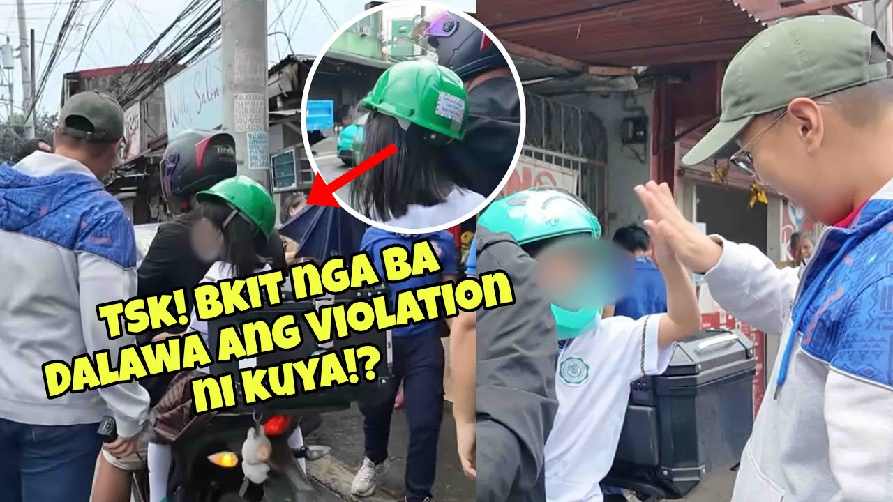 IKAW AND BIDA: Hard hat ginamit sa pagmomotor??!! Bawal yan! 