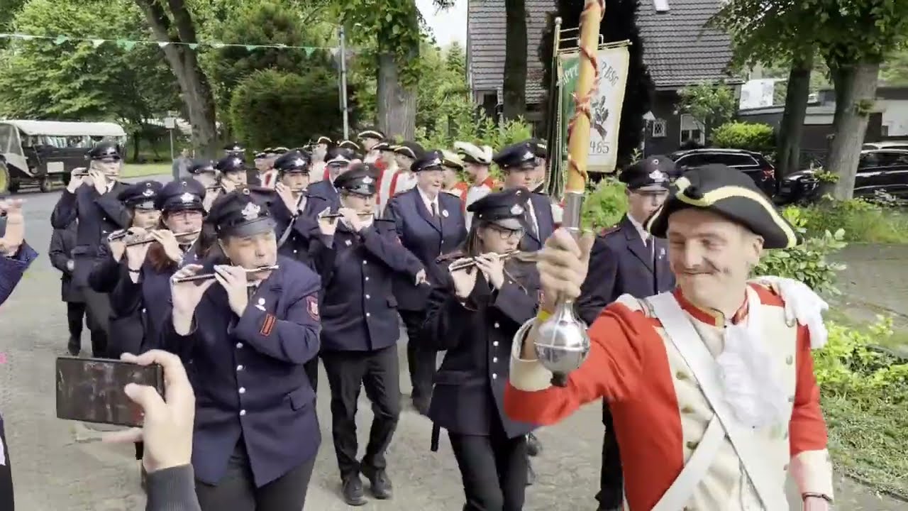 Wecken in Baerl zum Schützenfest 2023