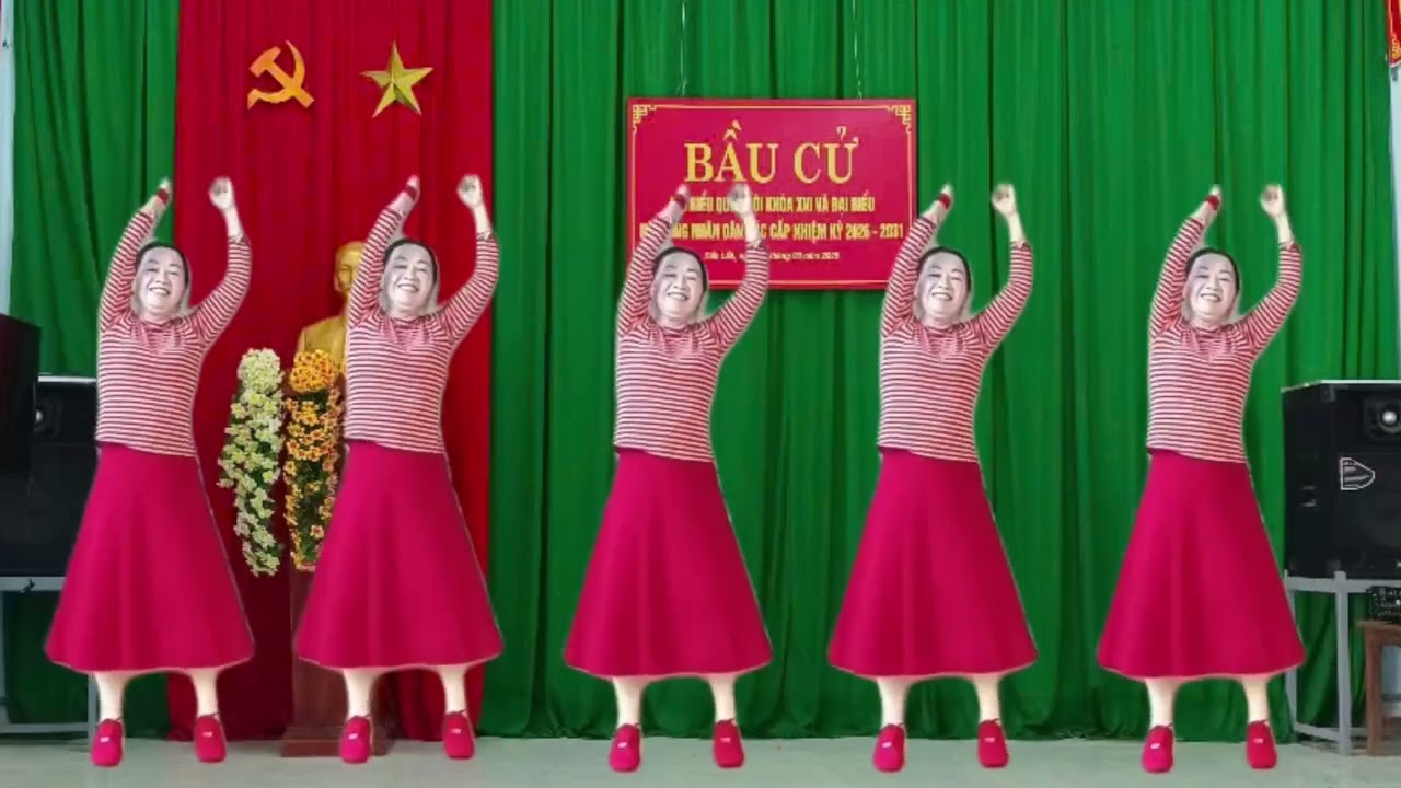 🇻🇳MỚI TOANH 👍 NHÓM NHẢY THANH HOA ❤️ DÂN VŨ TA ĐI BẦU CỬ 🇻🇳
