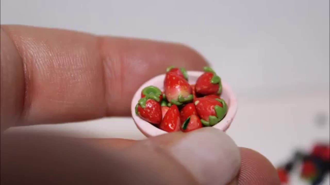 Frutti di bosco tutorial /Polymer clay soft fruits Tutorial