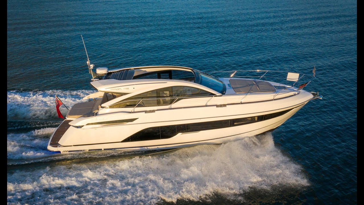 Fairline Targa 43 открыта для продажи через Sunseeker Brokerage — полный тур и морские испытания ...