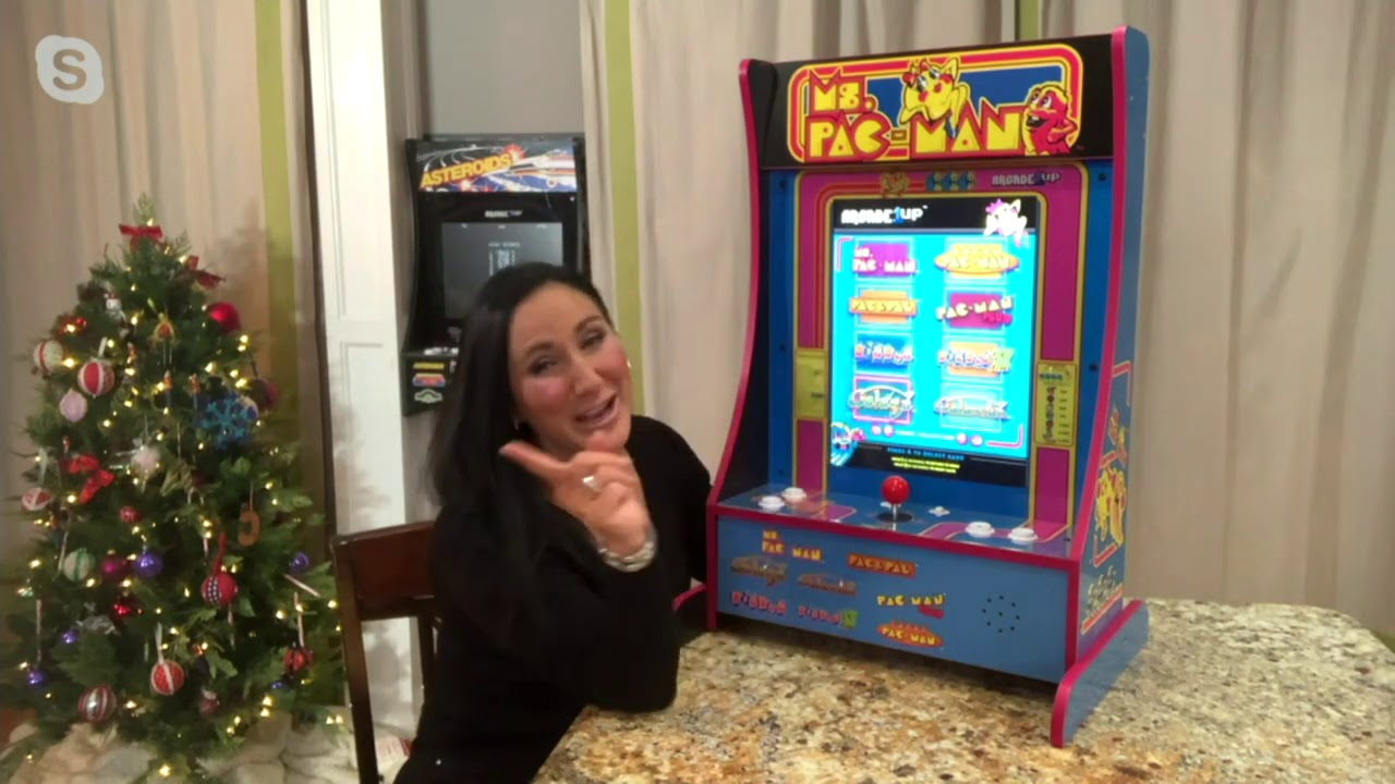 Arcade1Up Ms. Pacman 8-in-1 Partycade Arcade Machine on QVC