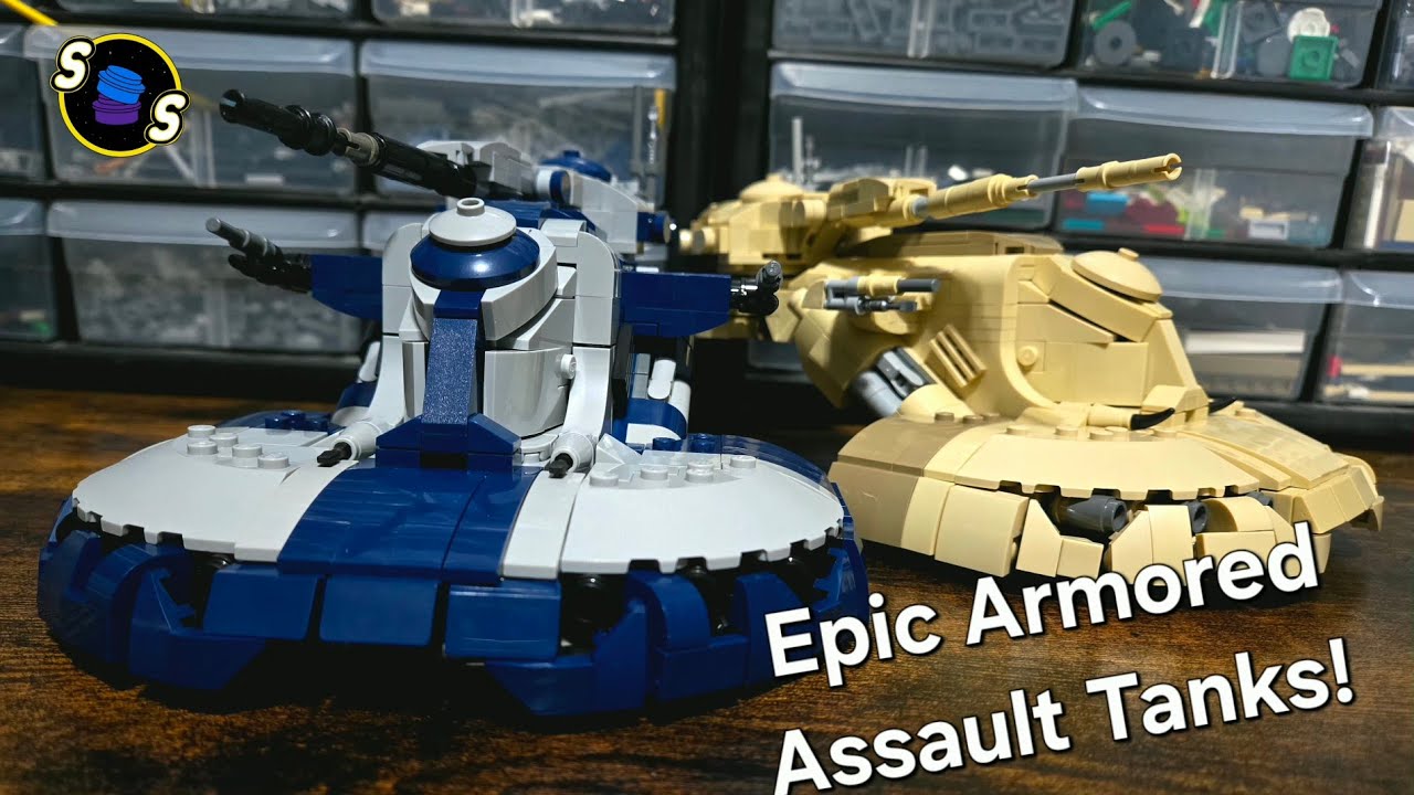 The Best Custom LEGO Droid AAT - Armored Assault Tank (BrickVault.toys)