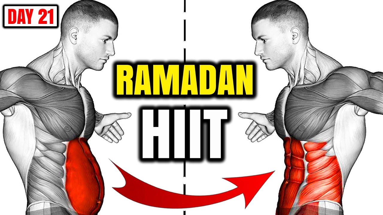 How To Lose Belly Fat & Get Abs Fast in Ramadan?🔥💪| Ramadan Day 21 HIIT Cardio Workout