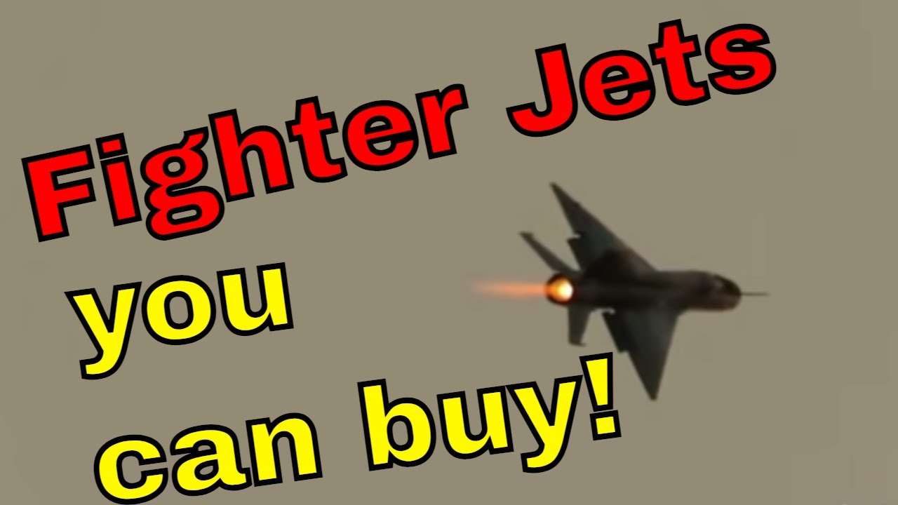 10 Private Fighter Jets For Sale Today! As Low As $35,000!