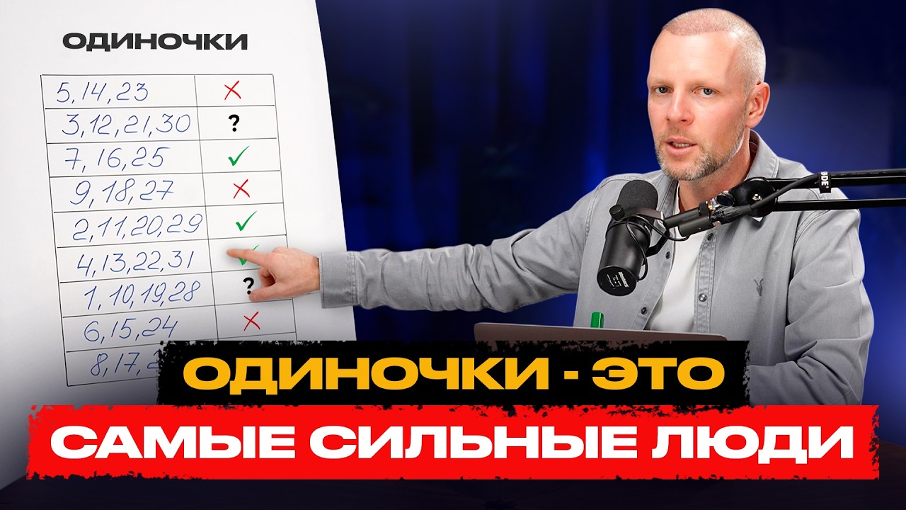 В чем СИЛА ЛЮДЕЙ-ОДИНОЧЕК? В дате рождения скрыт ОТВЕТ!