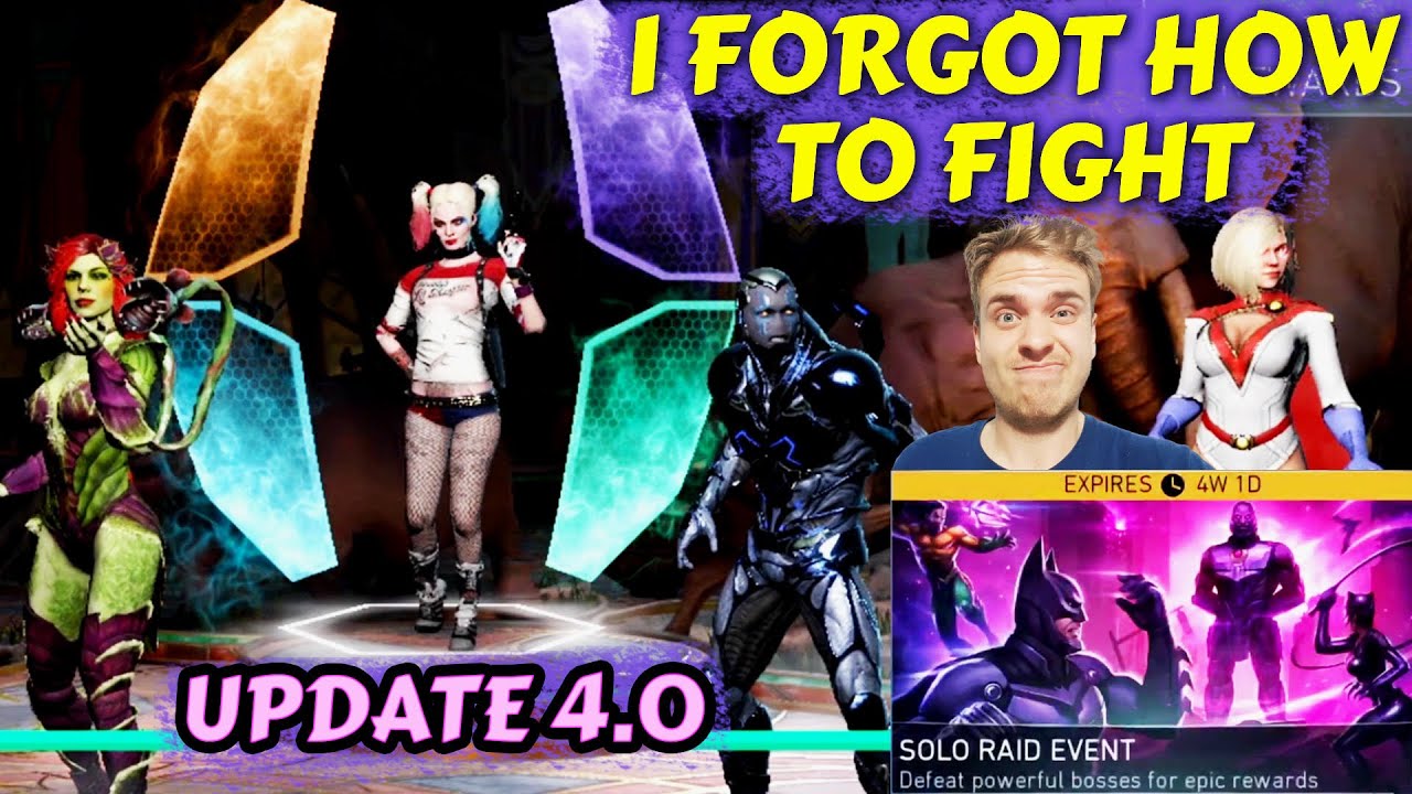 Injustice 2 Mobile Update 4.0. Trying Out Solo Raids. Best Update in a VERY Long Time!